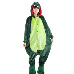 Groene draak onesie