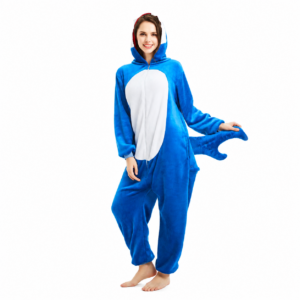 Blauwe Haai Onesie voor kinderen en volwassenen van Georgies Suites®