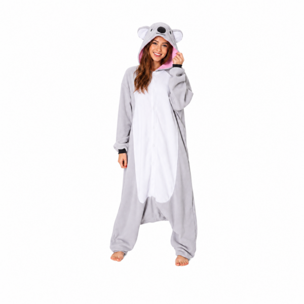 Koala onesie voor kinderen en volwassenen