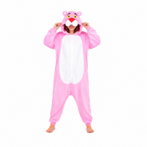 Roze Panter Onesie voor kinderen en volwassenen van Georgies Suites®
