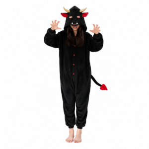 Zwarte Vampier Onesie voor volwassenen van Georgies Suites®