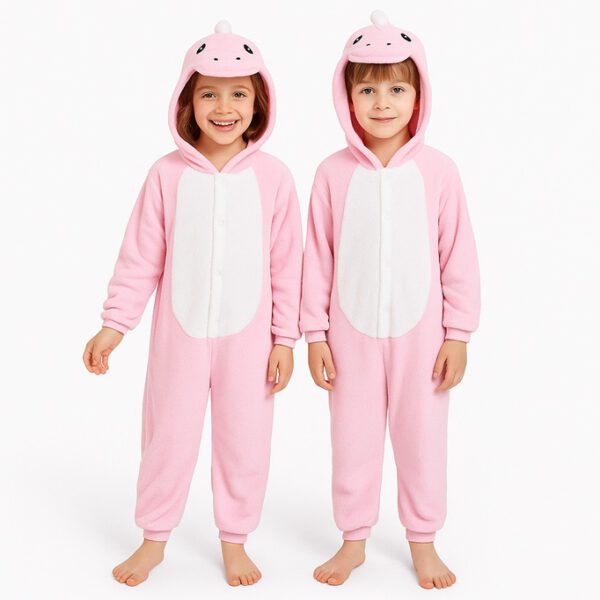 Roze draak onesie - Afbeelding 5
